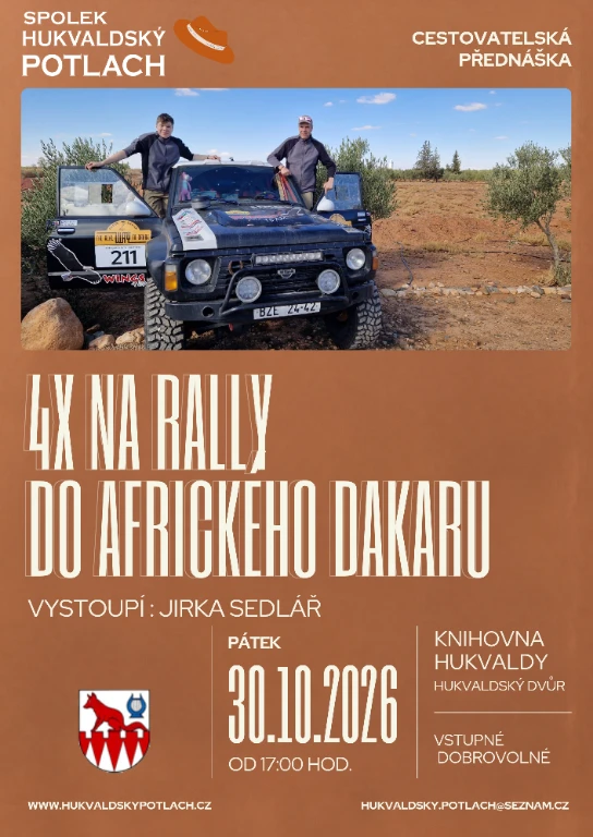 Předn&aacute;&scaron;ka_Dakar Informačn&iacute; centrum Hukvaldy