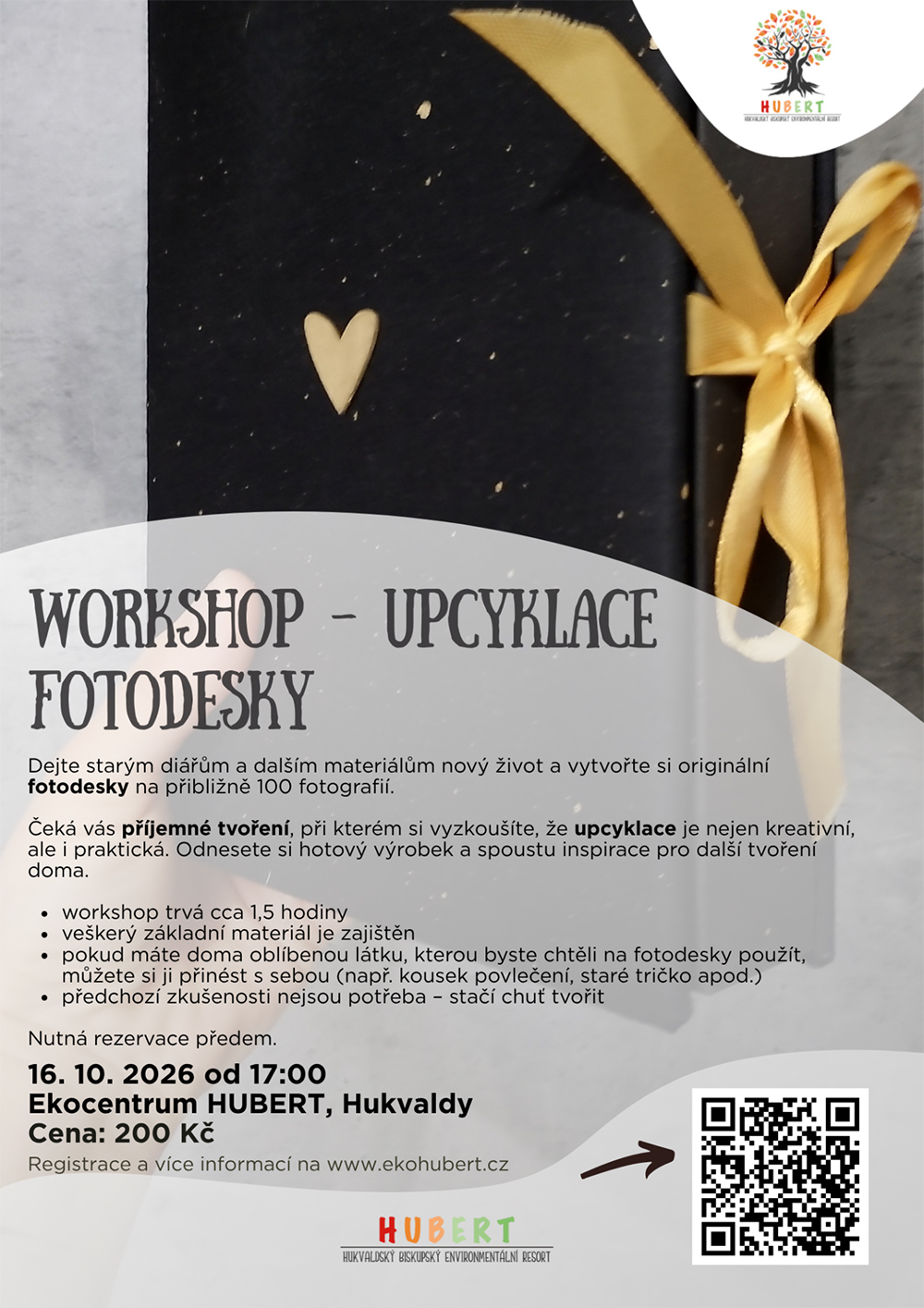 workshop-desky EKOHUBERT: WORKSHOP - UPCYKLACE FOTODESKY